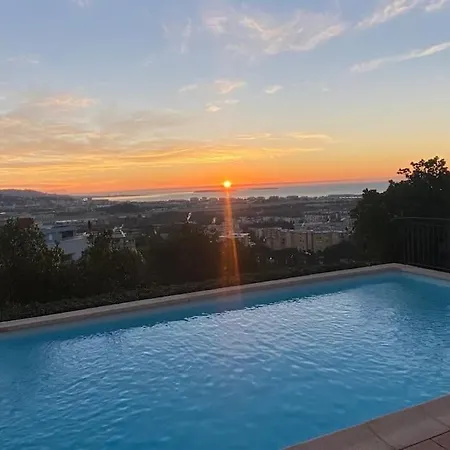 Duplex Vue Piscine Privative Апартаменты Мандельё-ла-Напуль